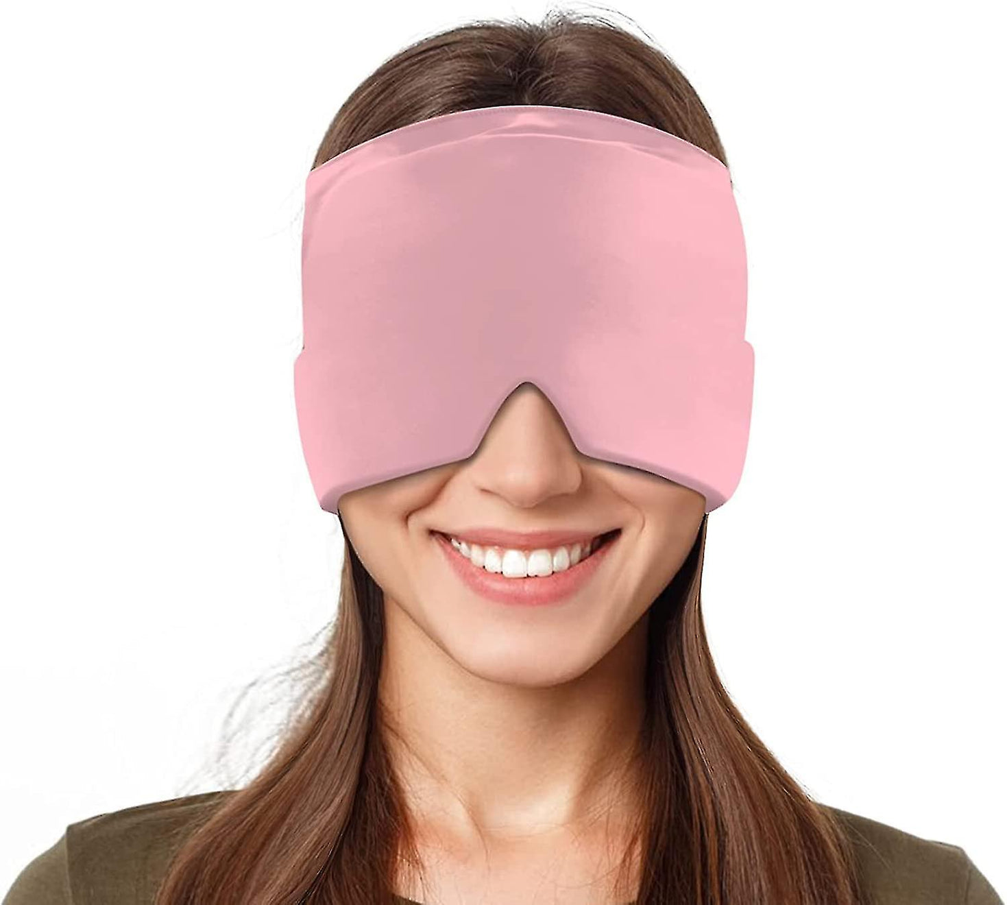 Migraine relief mask with cold therapy